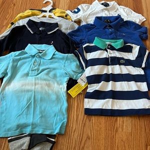 Bundle!!! Lacoste,Jacadi, polo, carters new pajama set
